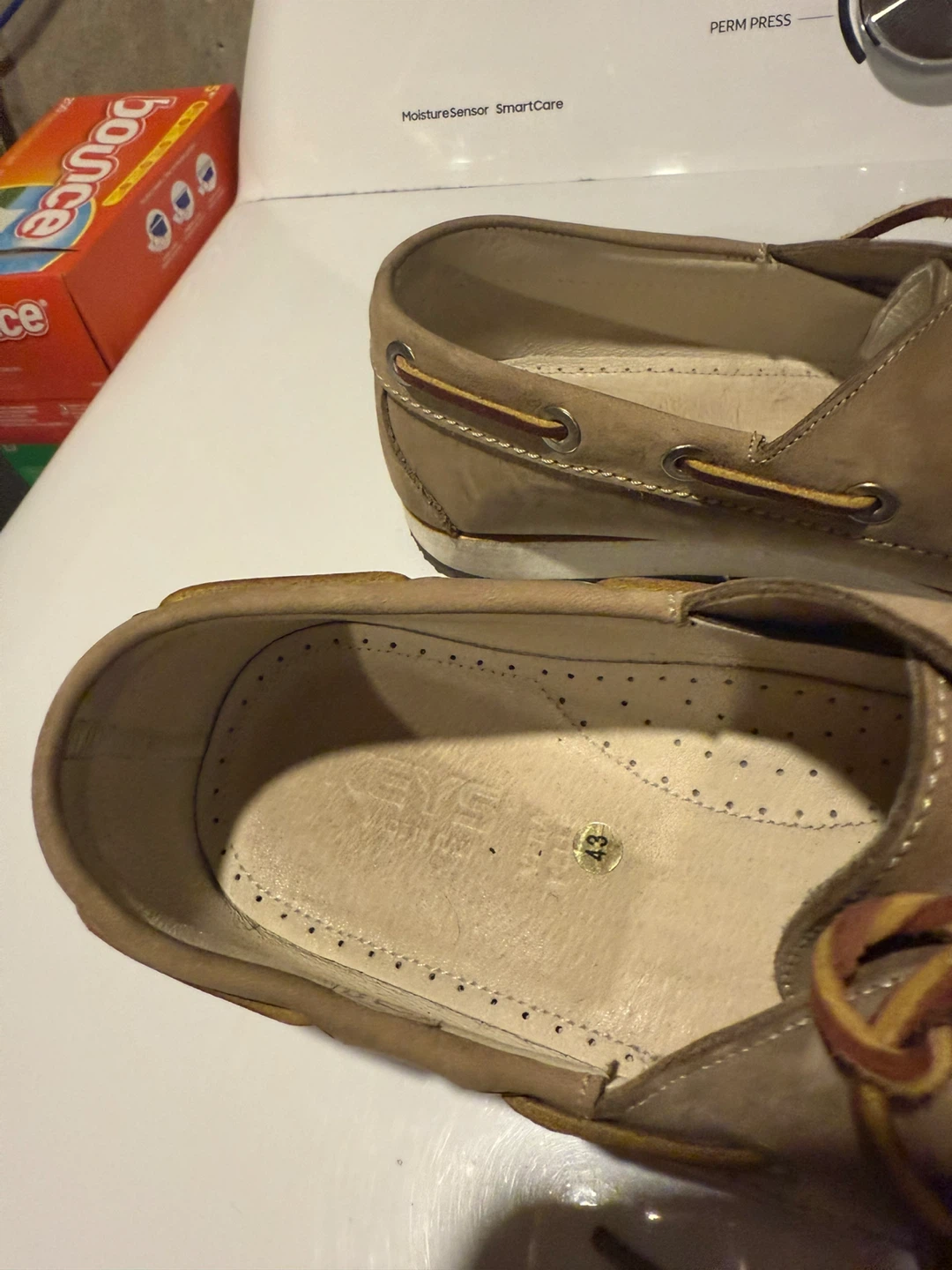 KEYS Boat Shoes Size 43 Beige - photo 3