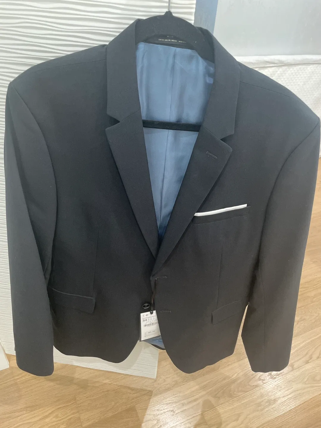 Zara Black Blazer Size 54 thumbnail