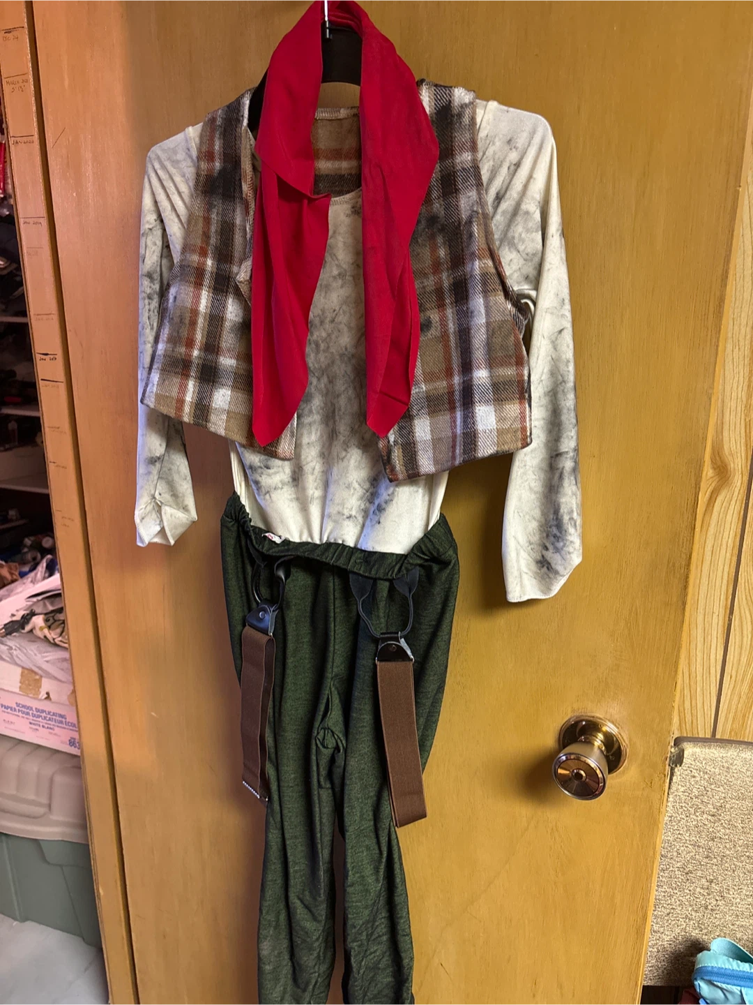 Child's Chimney sweep Costume - Vest, Shirt, Pants & Scarf