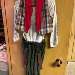 Child's Chimney sweep Costume - Vest, Shirt, Pants & Scarf