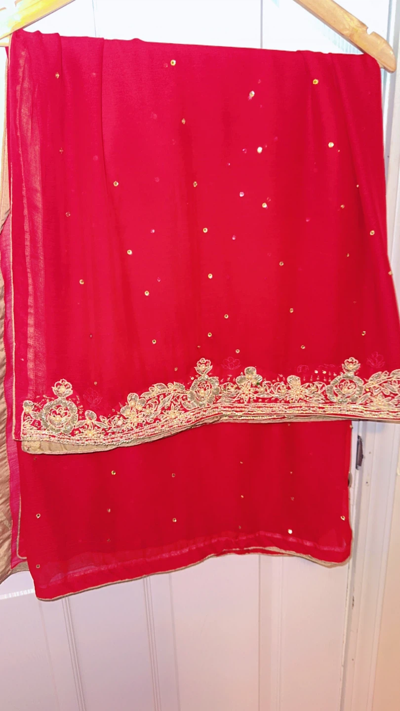 Red Salwar Kameez Suit - photo 2