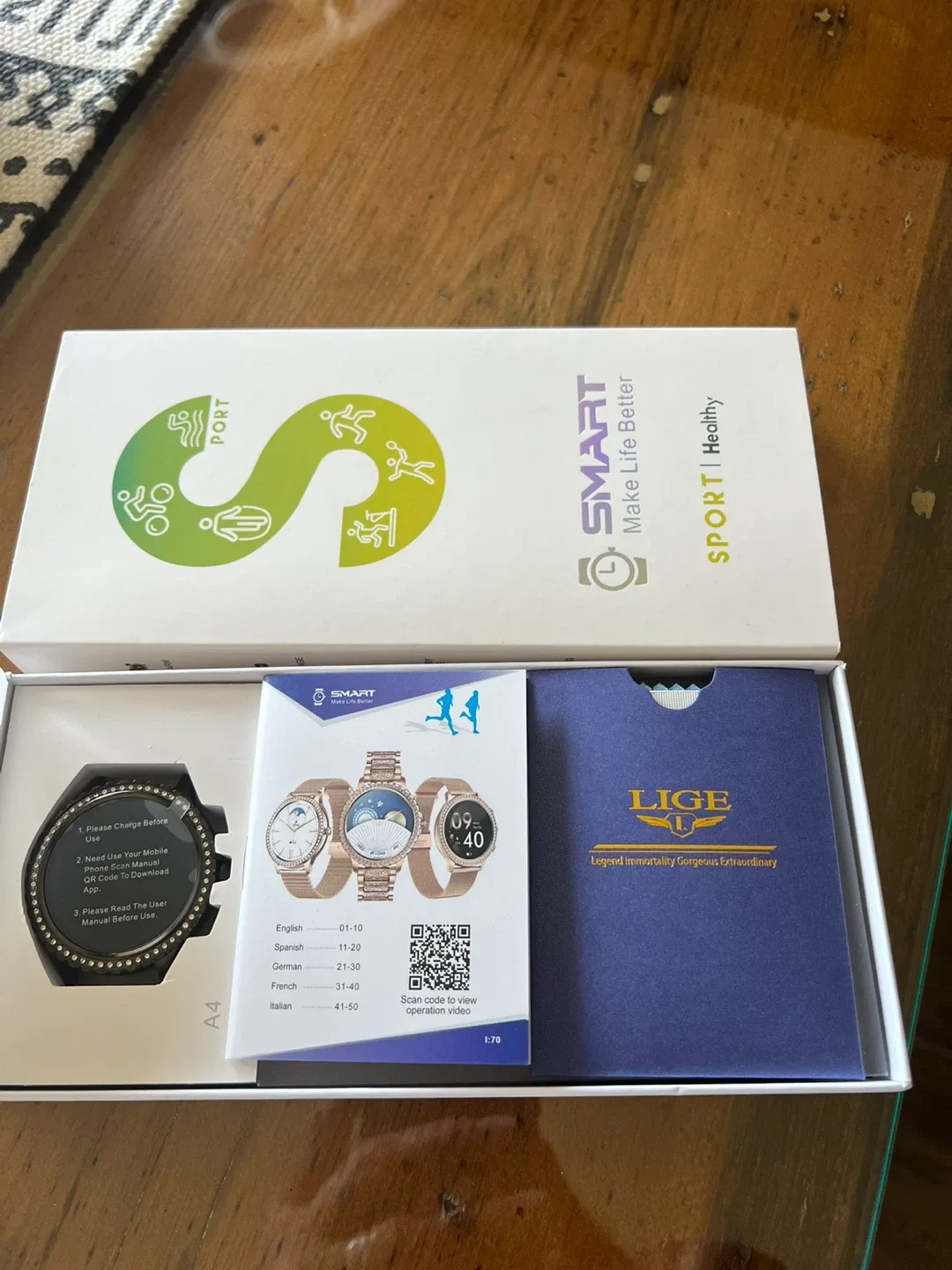 New Smart Sport Watch with Accessories image indicator(2)