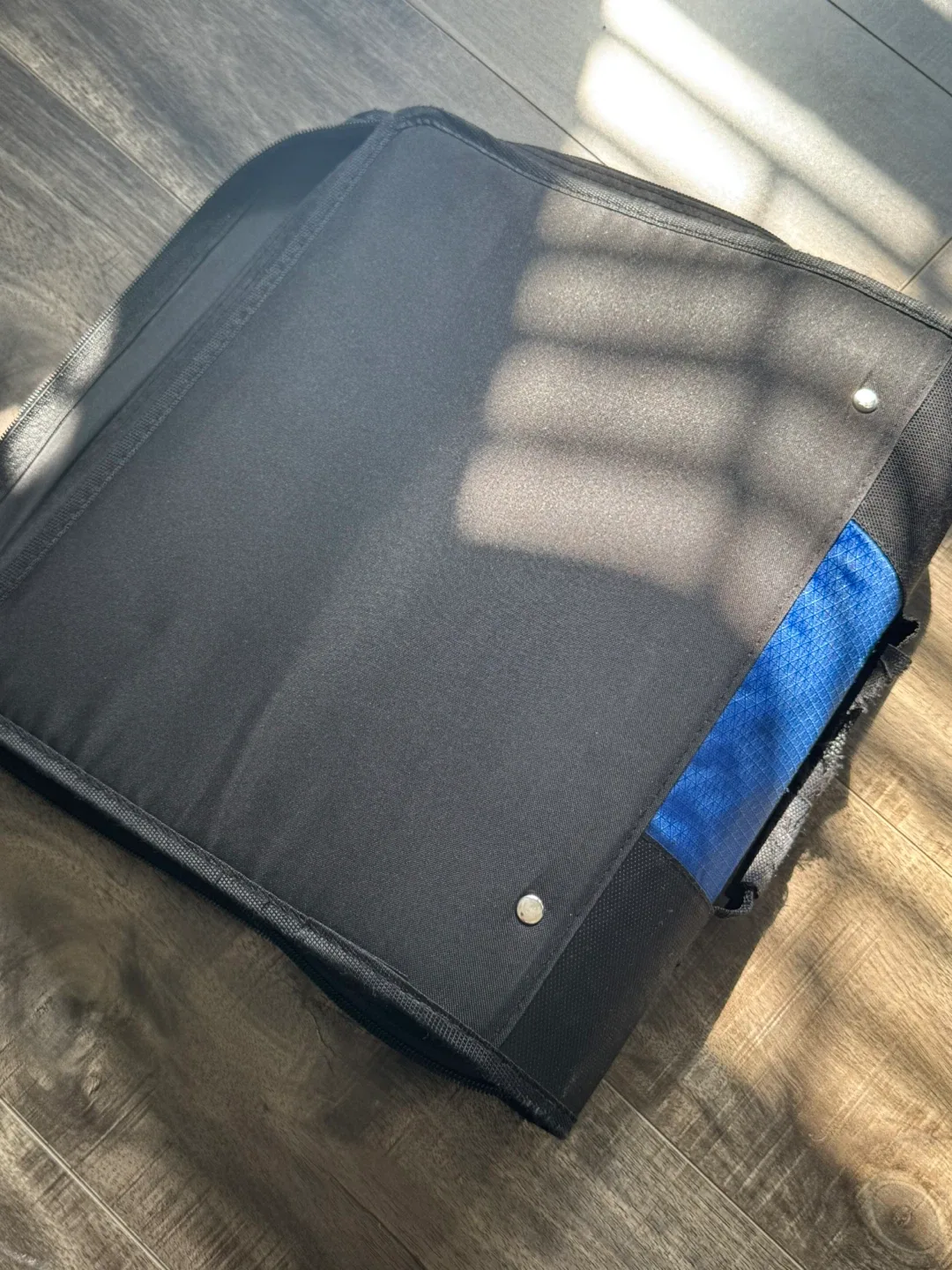 Five Star Zipper Binder - Black & Blue with dividers thumbnail