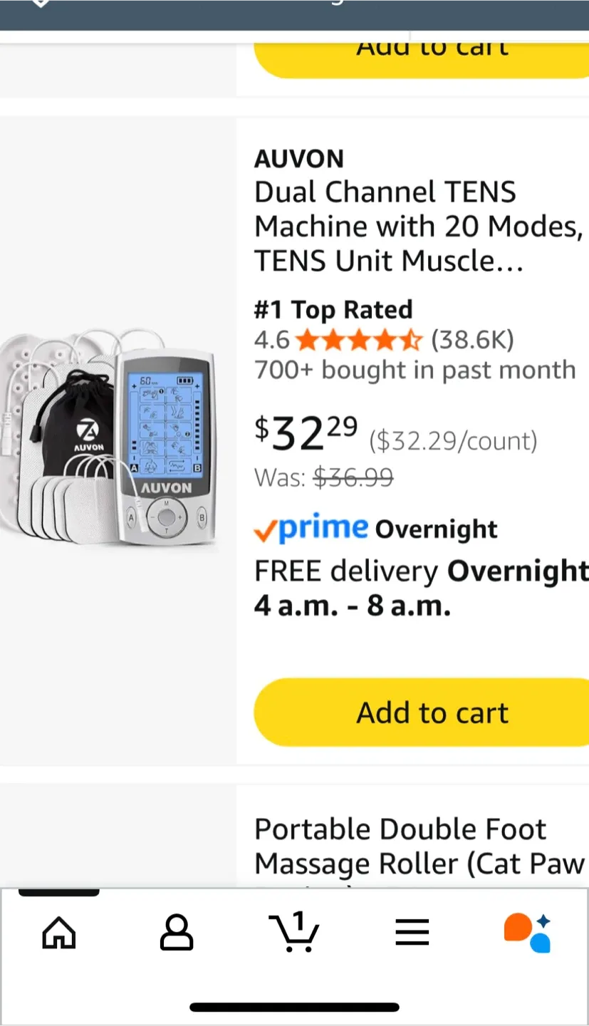 AUVON Dual Channel TENS Machine thumbnail