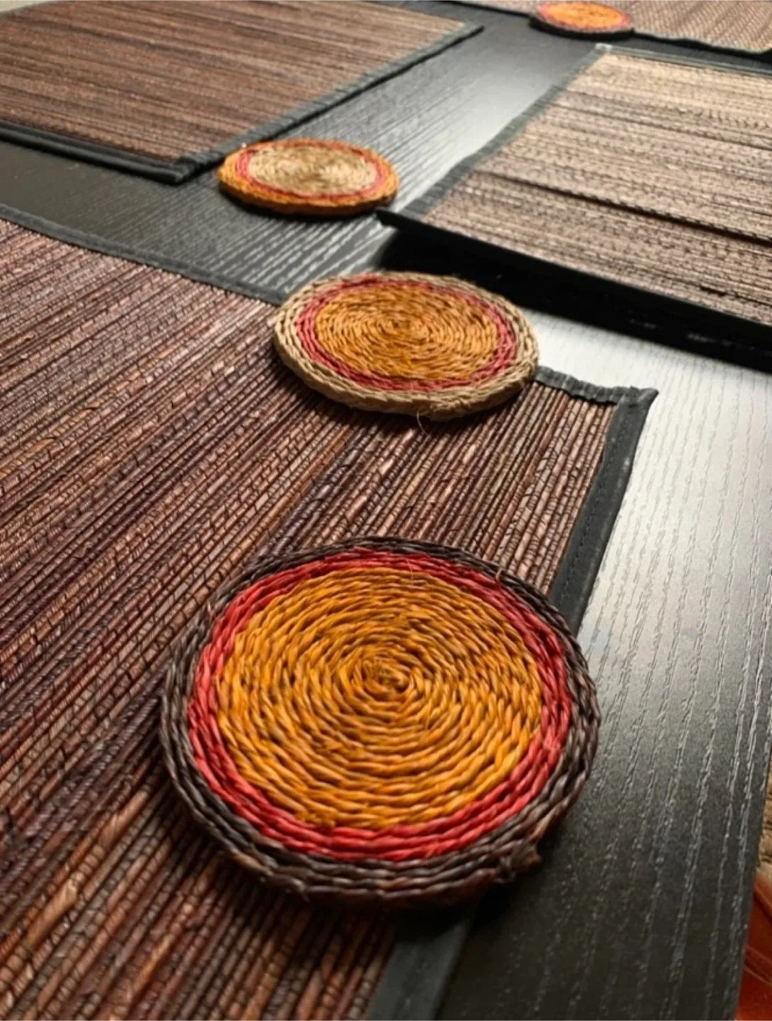 Woven Placemats + Coaster Set thumbnail