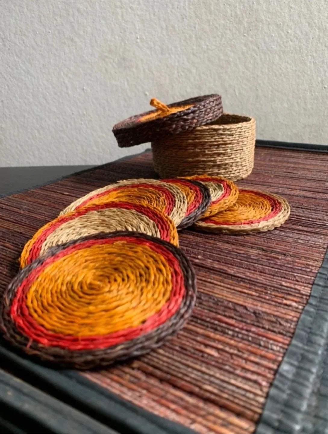 Woven Placemats + Coaster Set image indicator(2)