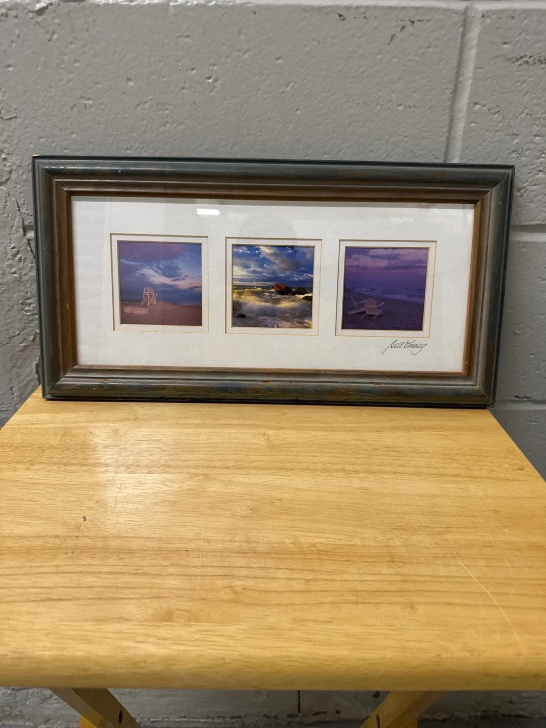 Framed Beach Photo Art thumbnail