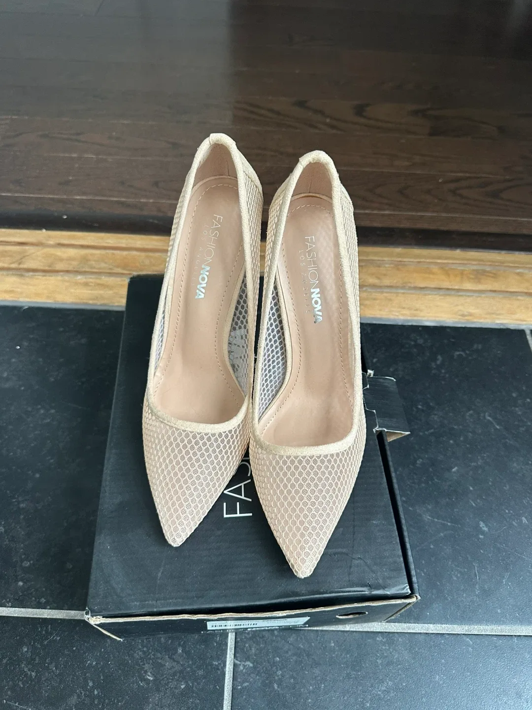 Fashion Nova Beige Heels image indicator(2)