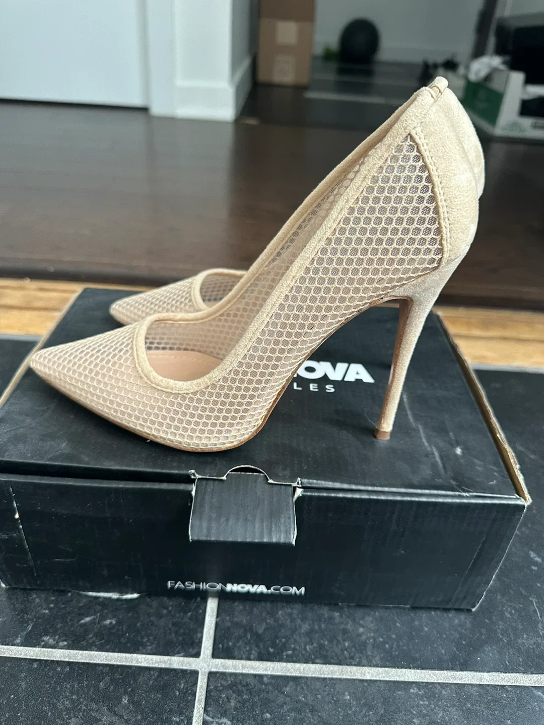 Fashion Nova Beige Heels thumbnail