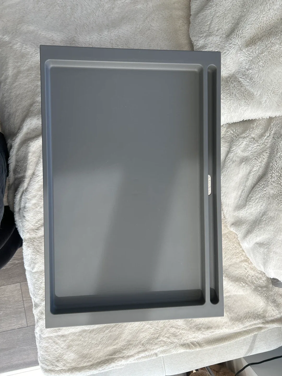 Grey Portable Bed Desk/serving tray (ikea) image indicator(2)