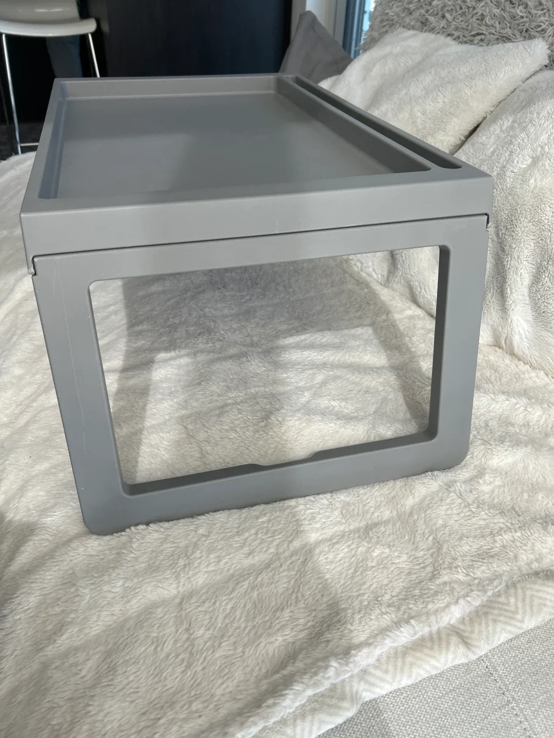 Grey Portable Bed Desk/serving tray (ikea) image indicator(3)
