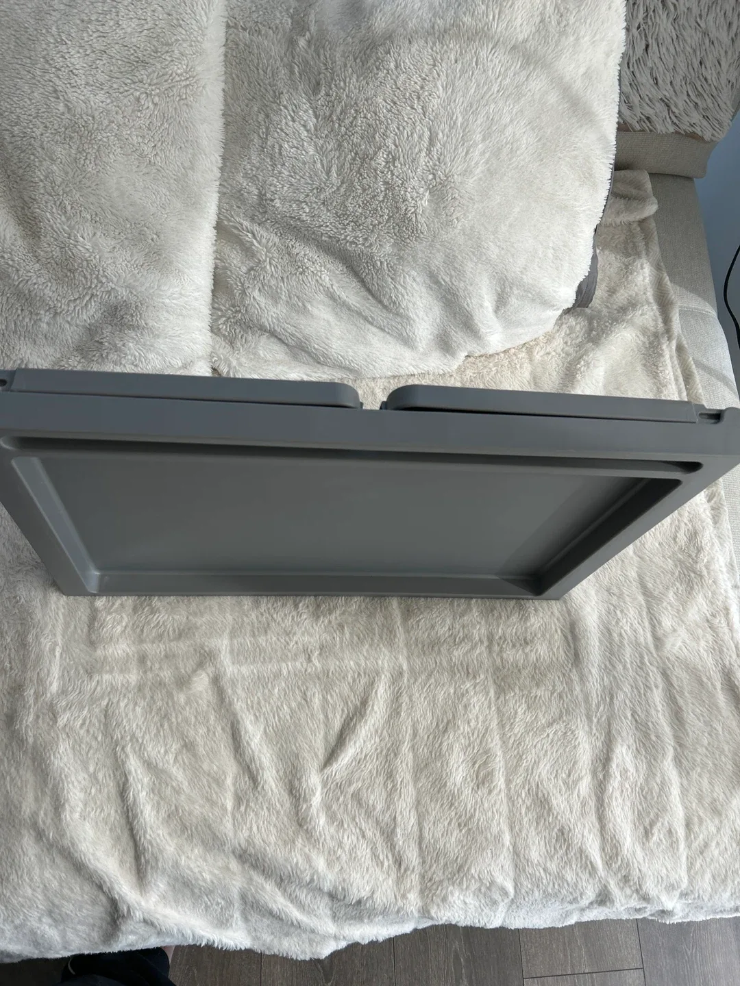 Grey Portable Bed Desk/serving tray (ikea) image indicator(5)