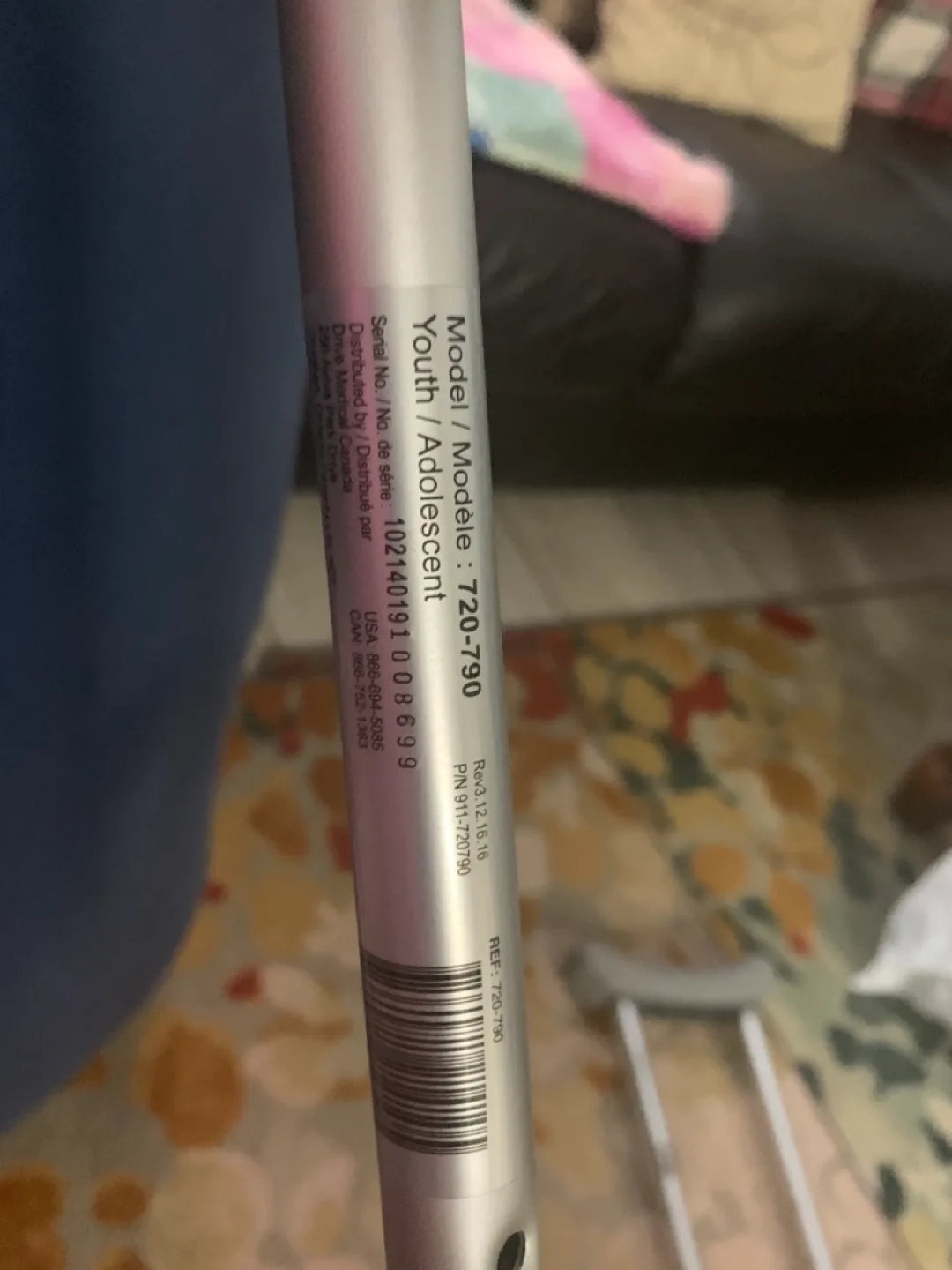 Airgo Crutches - Adjustable Height image indicator(6)