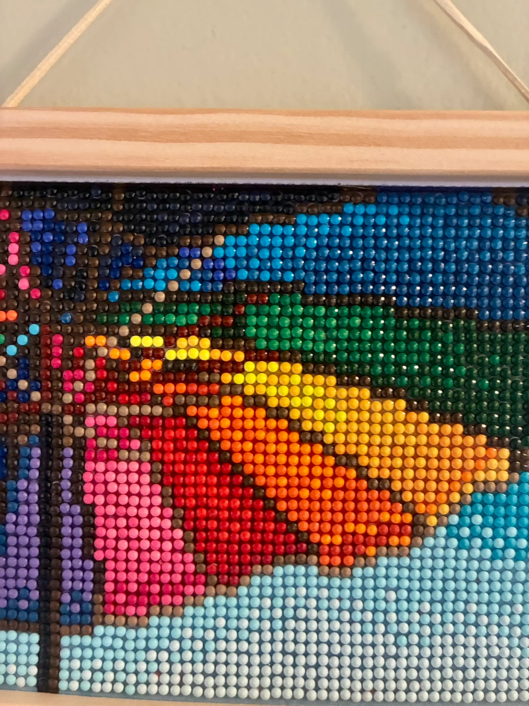 Beach Umbrella Colorful Diamond Art Painting - photo 3
