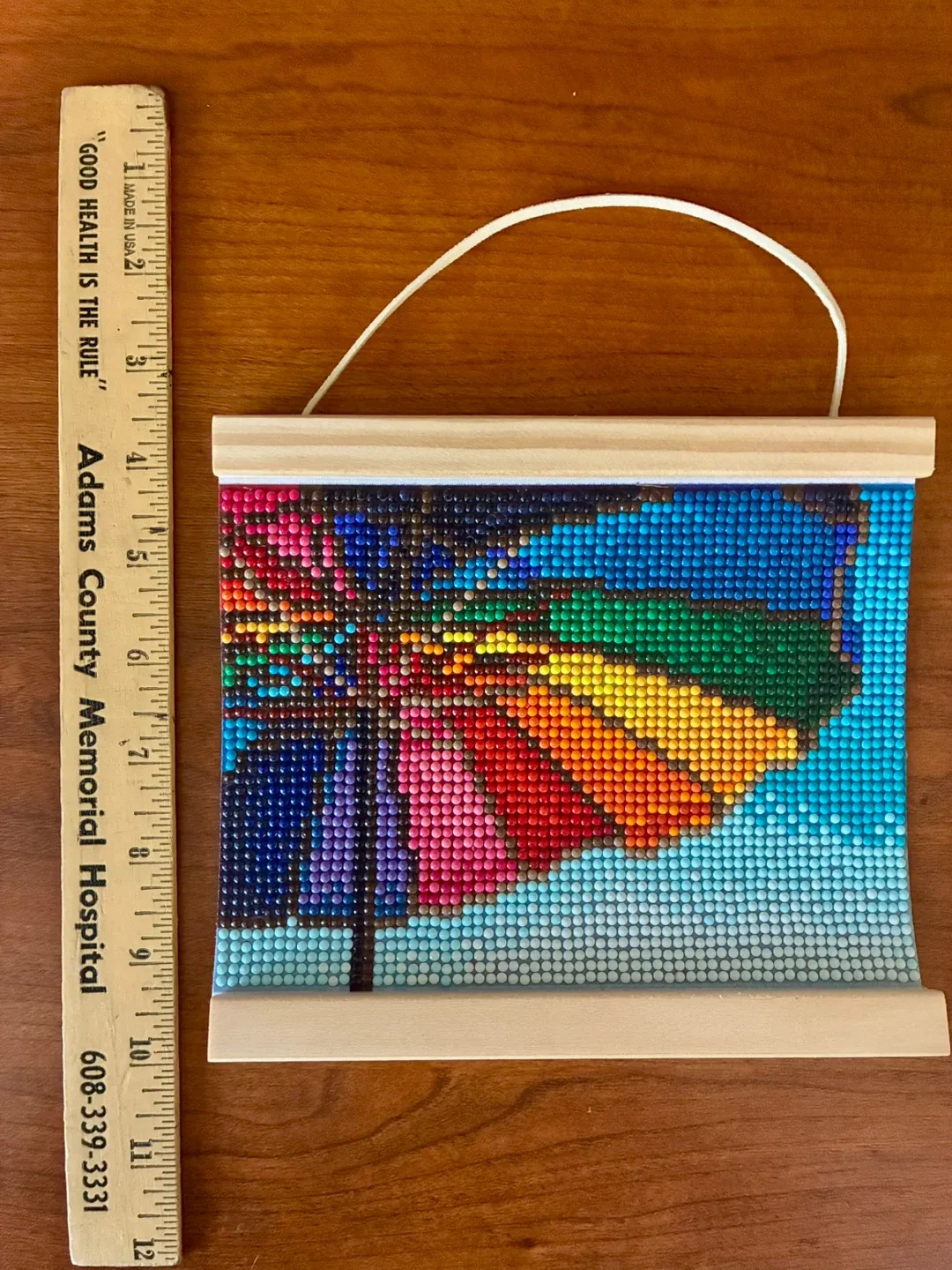 Beach Umbrella Colorful Diamond Art Painting image indicator(7)