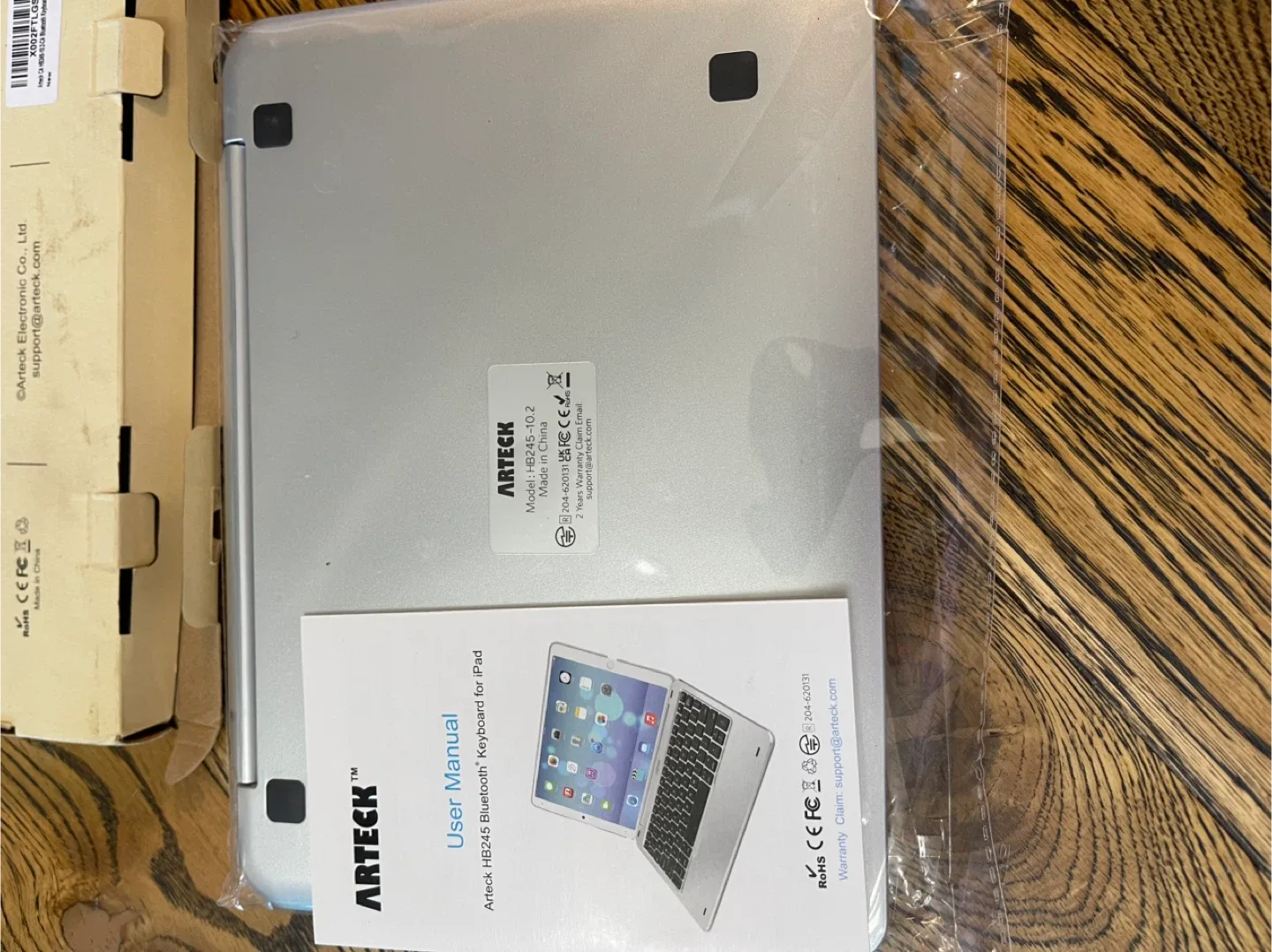 New Artek HB245 Bluetooth Keyboard Case for iPad 10.2-inch image indicator(3)