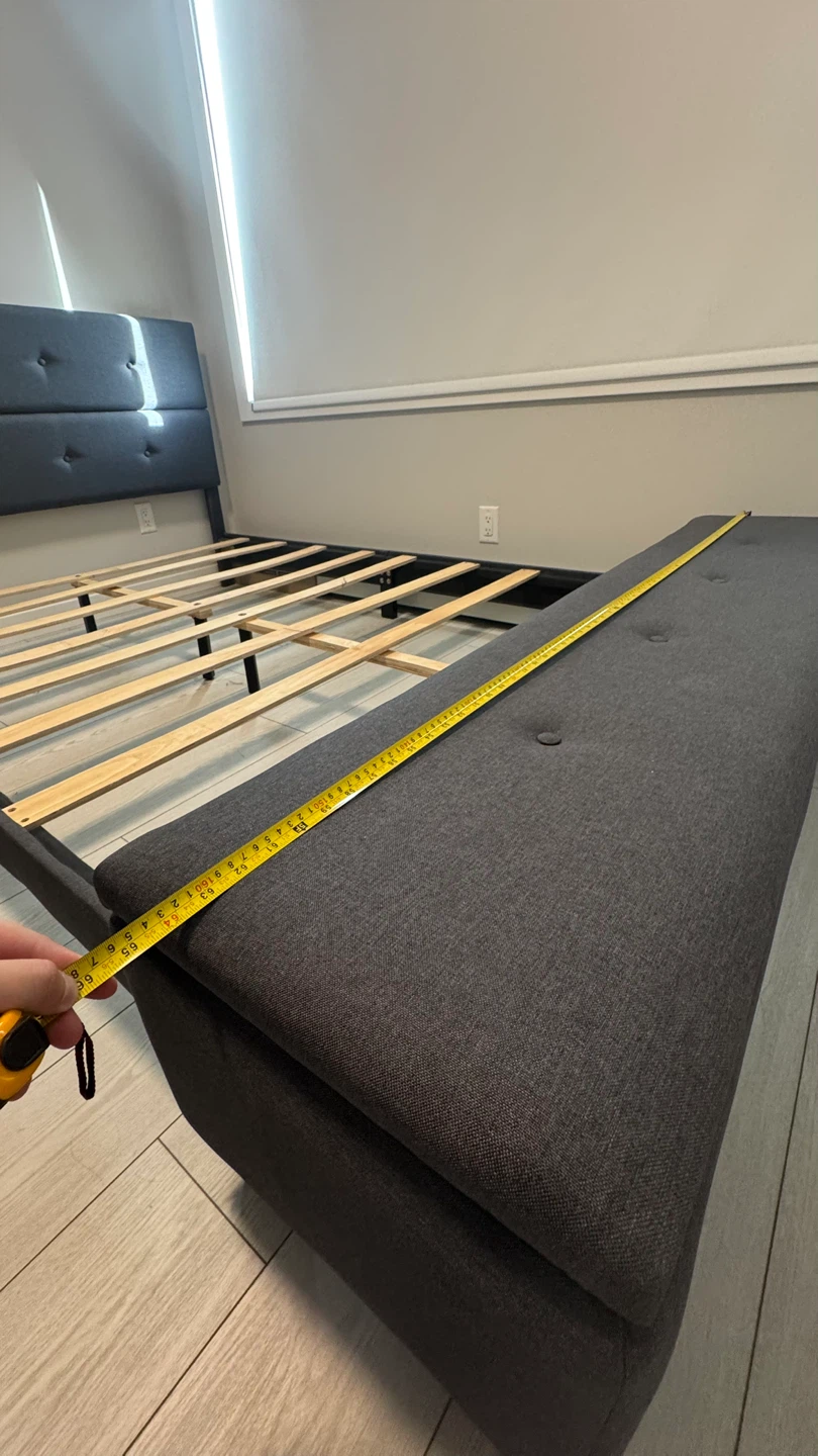 Upholstered Bed Frame with Storage - photo 4