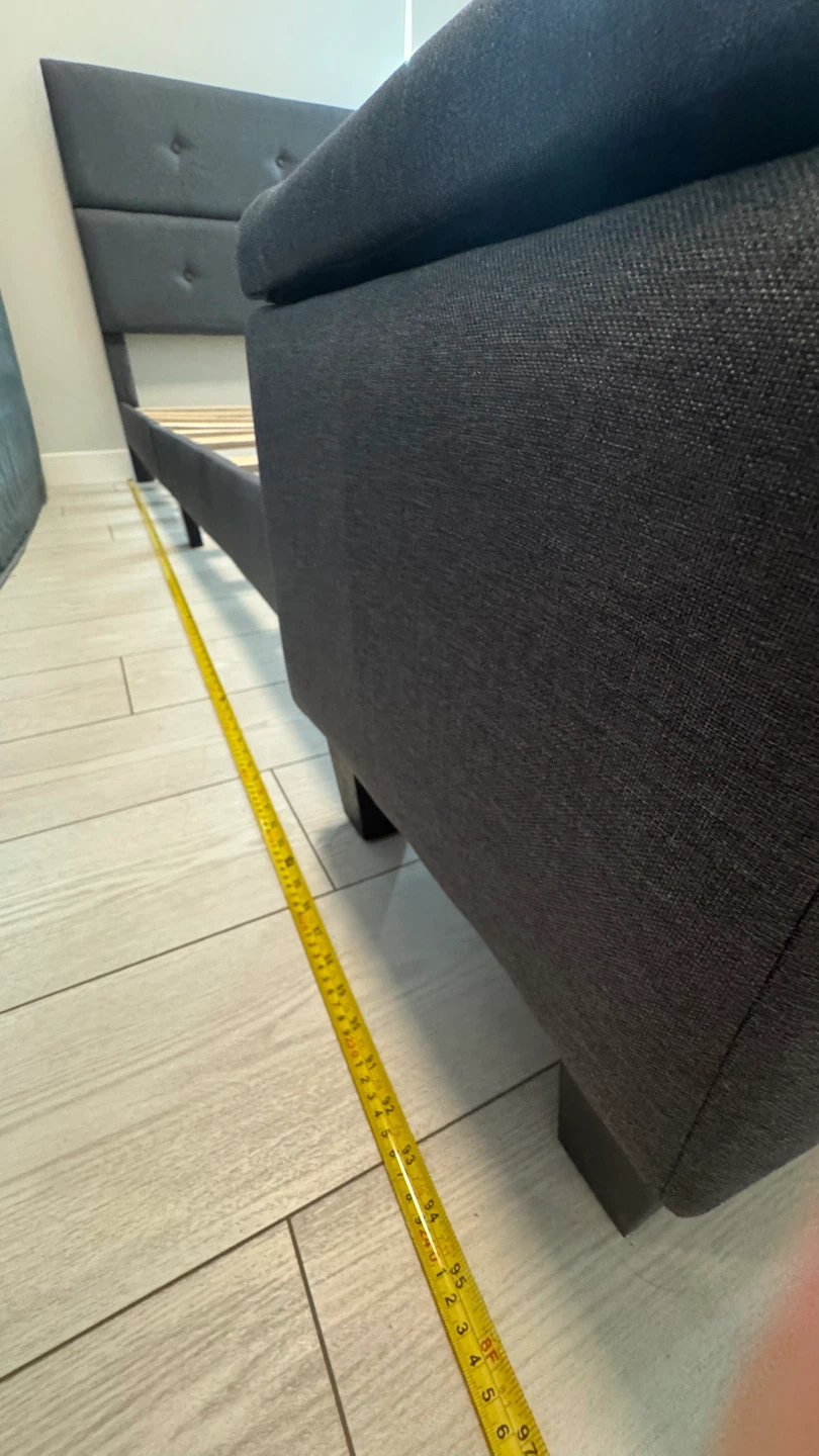 Upholstered Bed Frame with Storage - photo 5