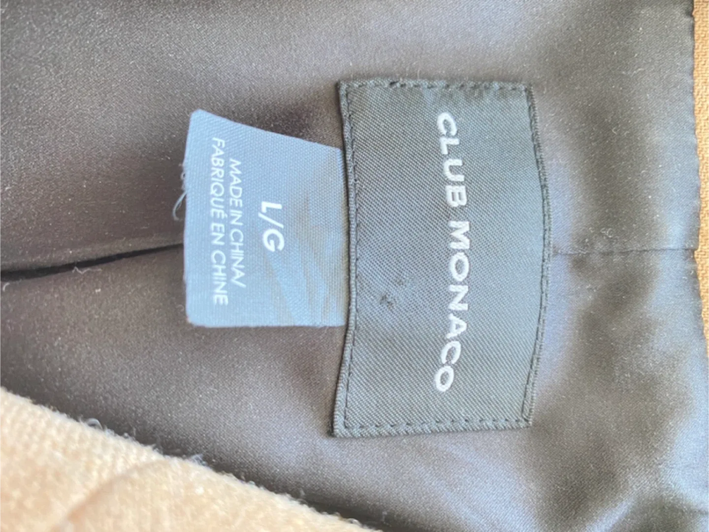 Moving Sale - Club Monaco Wool Blend Coat - Size L image indicator(3)