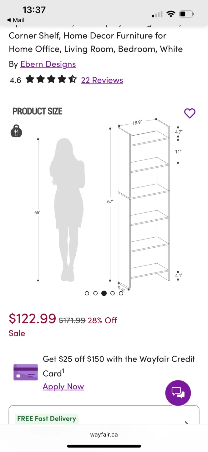 Ebern Designs White bookshelf image indicator(3)