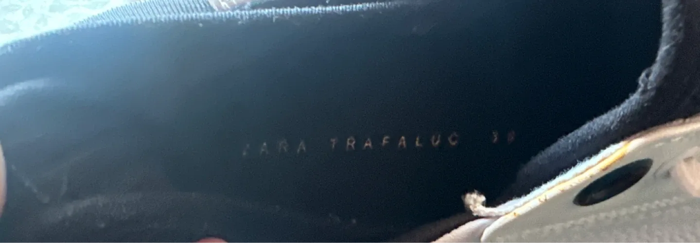 Zara Trafaluc White Sneakers - Size 7.5 image indicator(3)