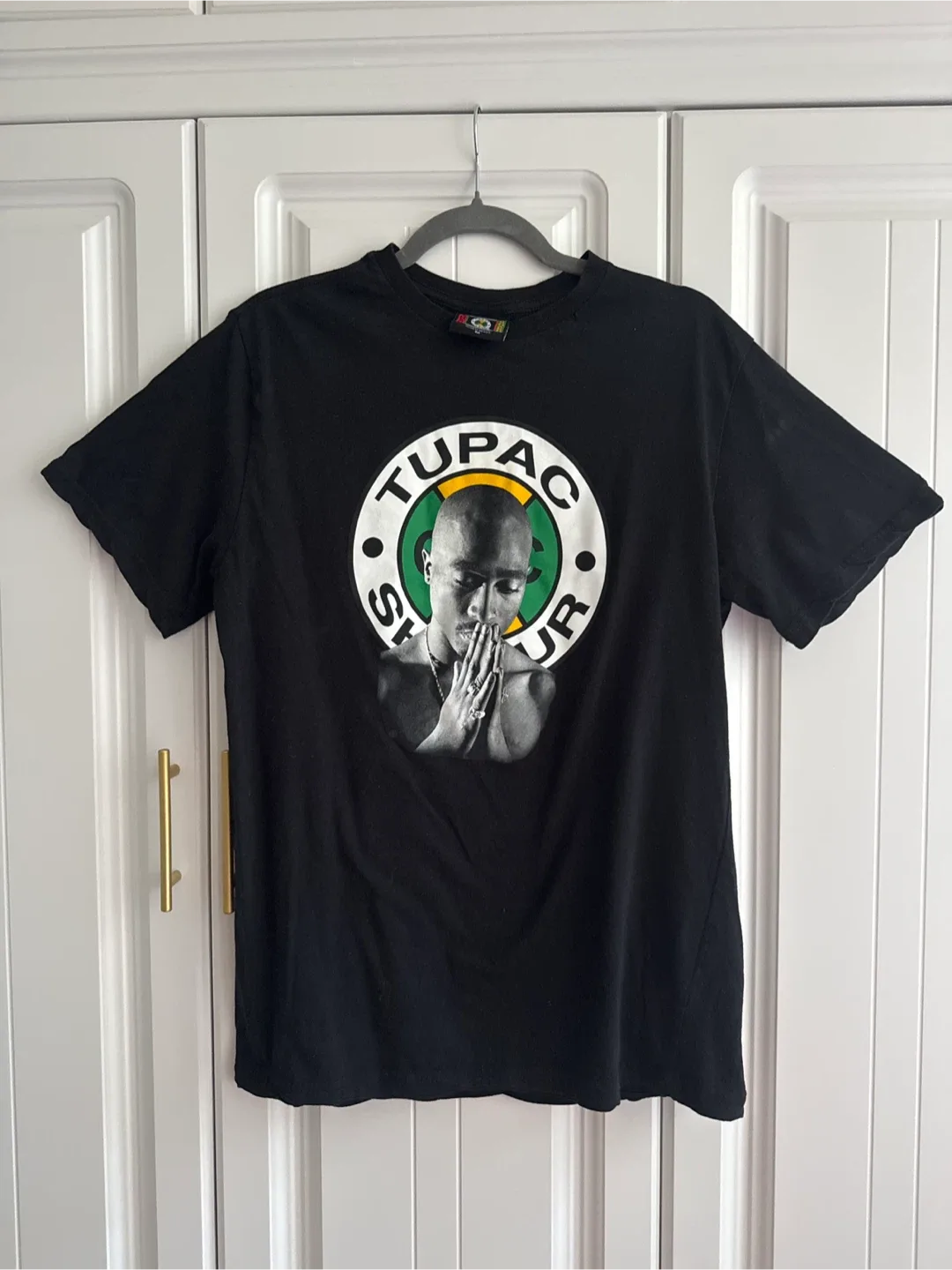Vintage Tupac Shakur Cross Colours T-shirt - Size M image indicator(3)