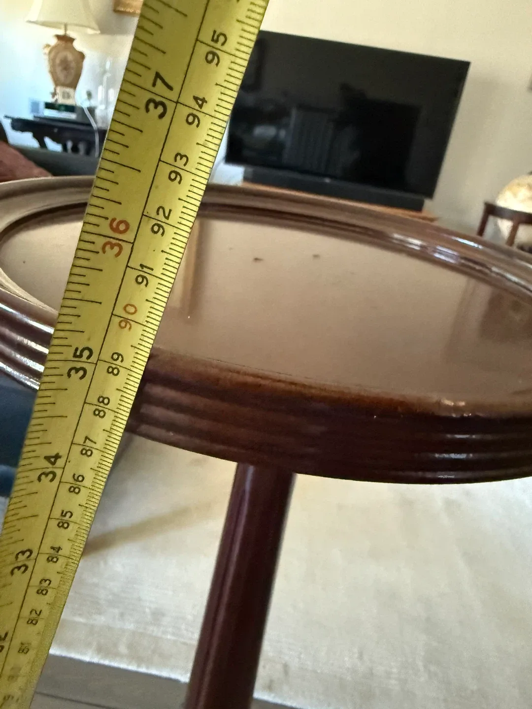 Vintage wooden pedestal / plant stand image indicator(4)