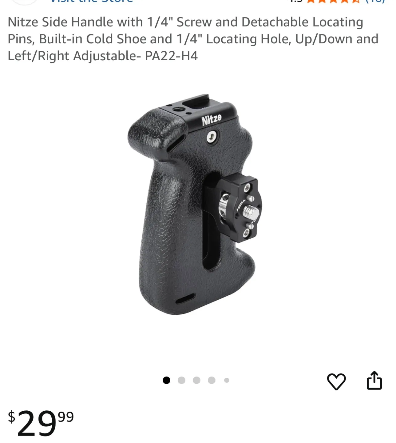 Nitze Side Handle PA22-H4 thumbnail