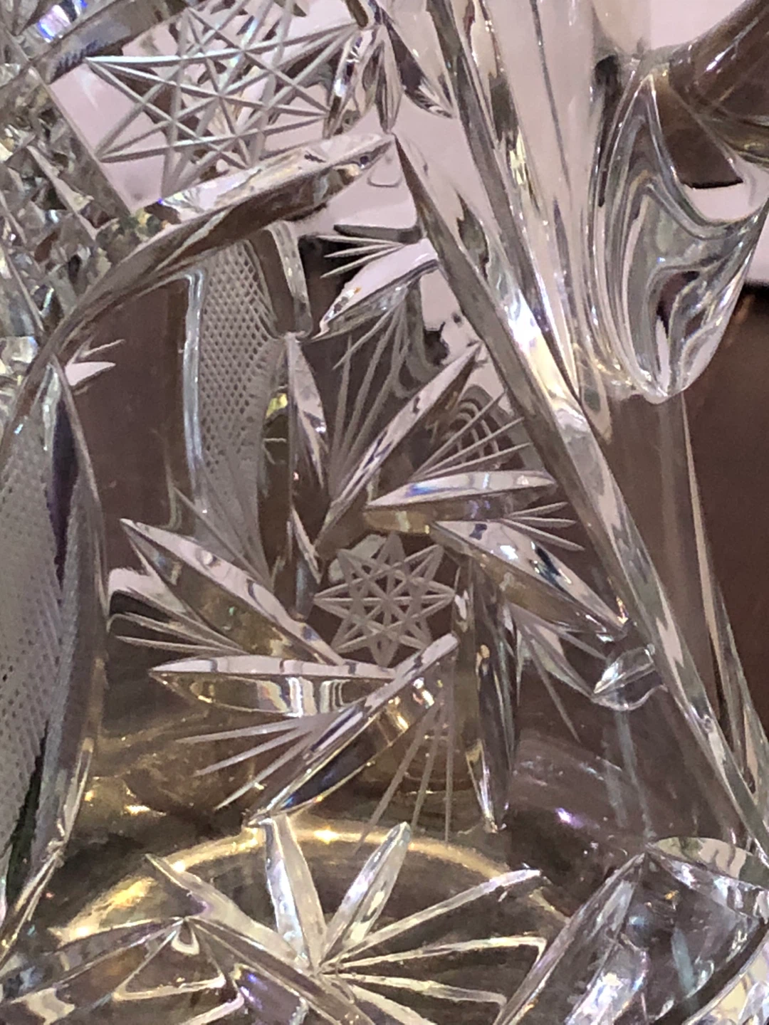 Vintage Pinwheel Crystal Decanters. Like New. - photo 5