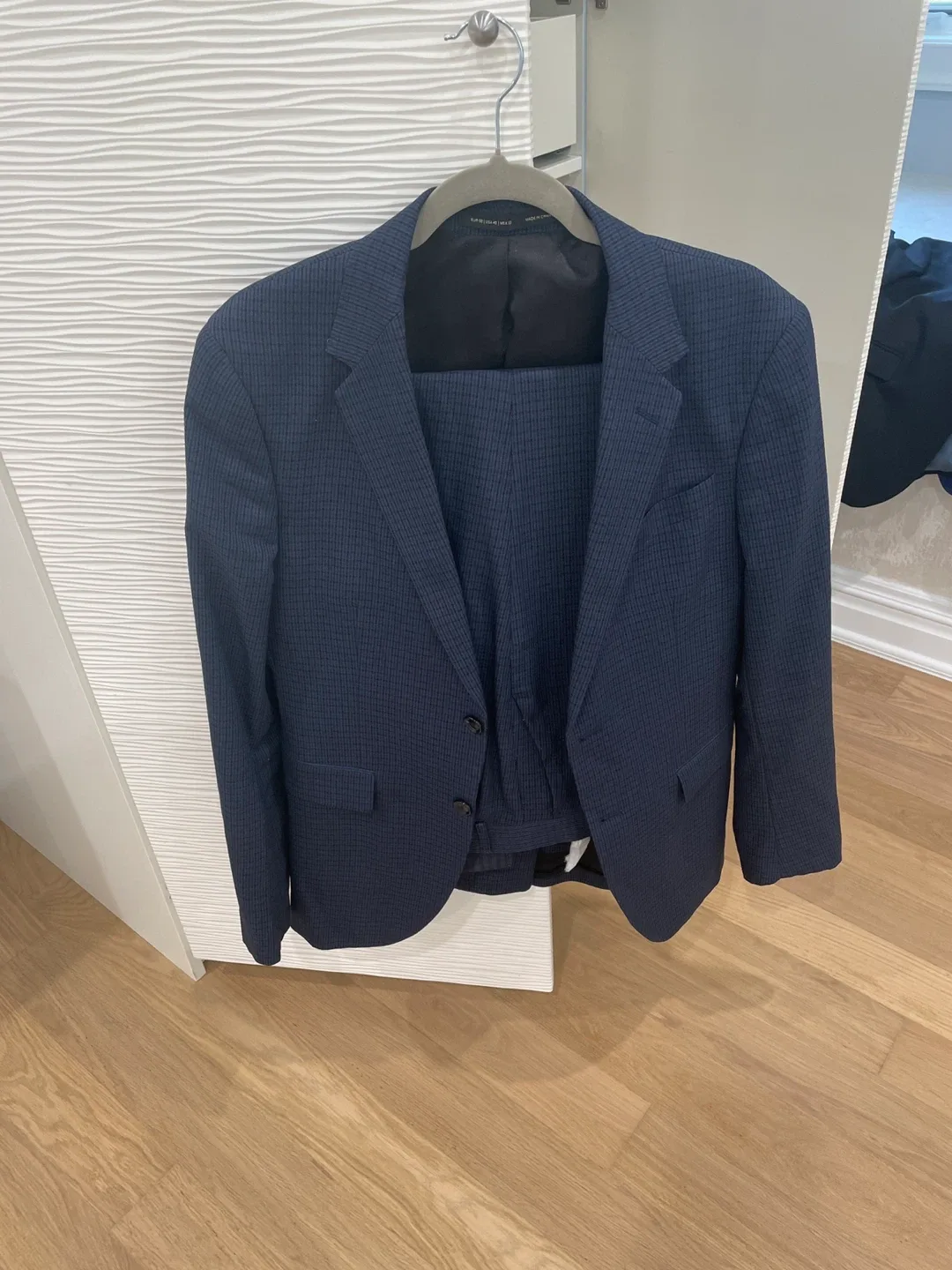 Zara Men's Navy Blue Suit thumbnail