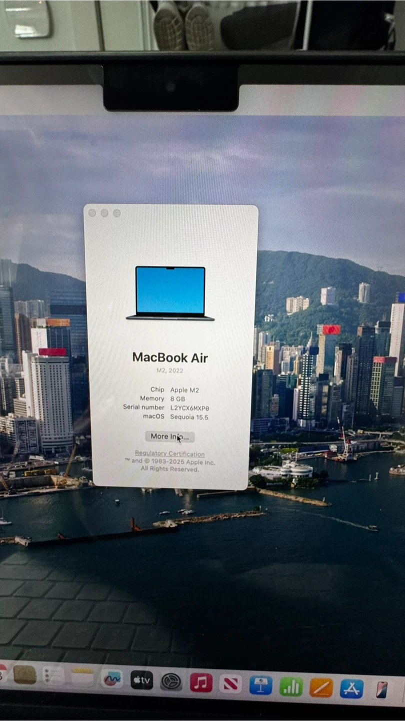 MacBook Air M2, 8GB Memory