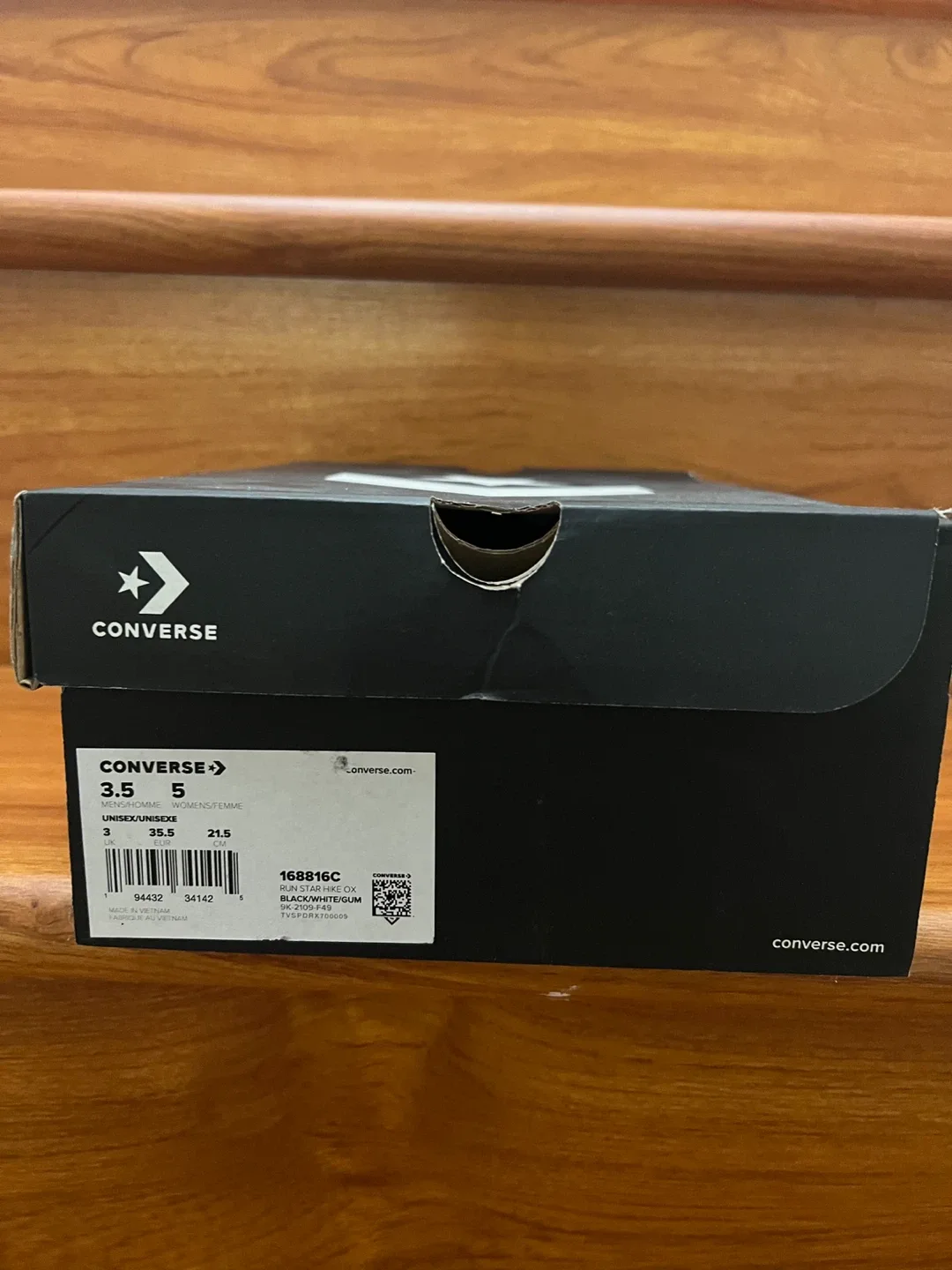 Converse Run Star Hike Black/White - Women's 5