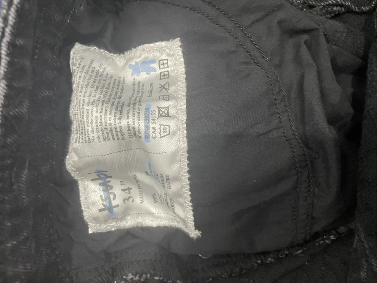 Ksubi Van Winkle Stencil Black Jeans - Size 34 - photo 4