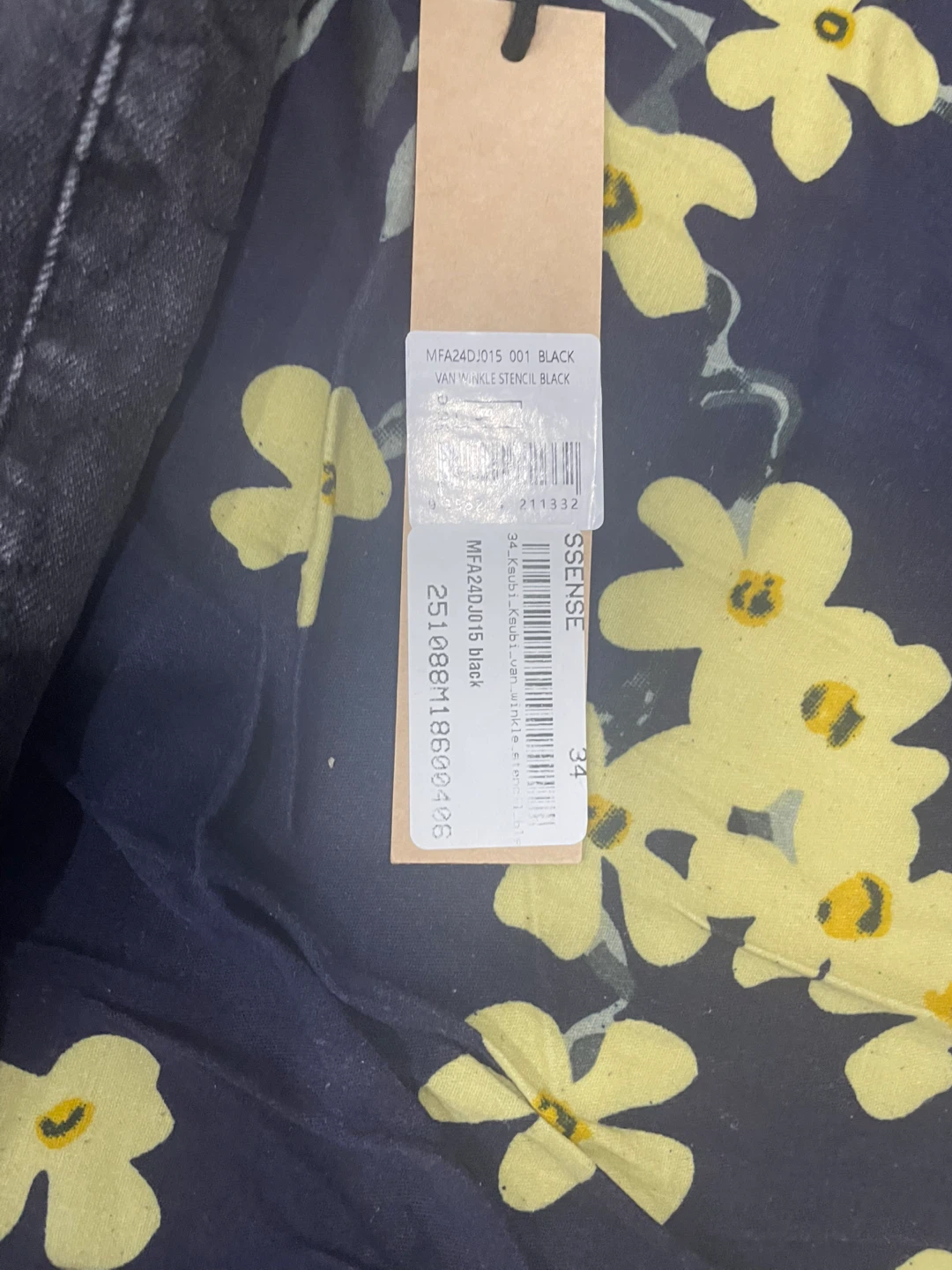 Ksubi Van Winkle Stencil Black Jeans - Size 34 - photo 5