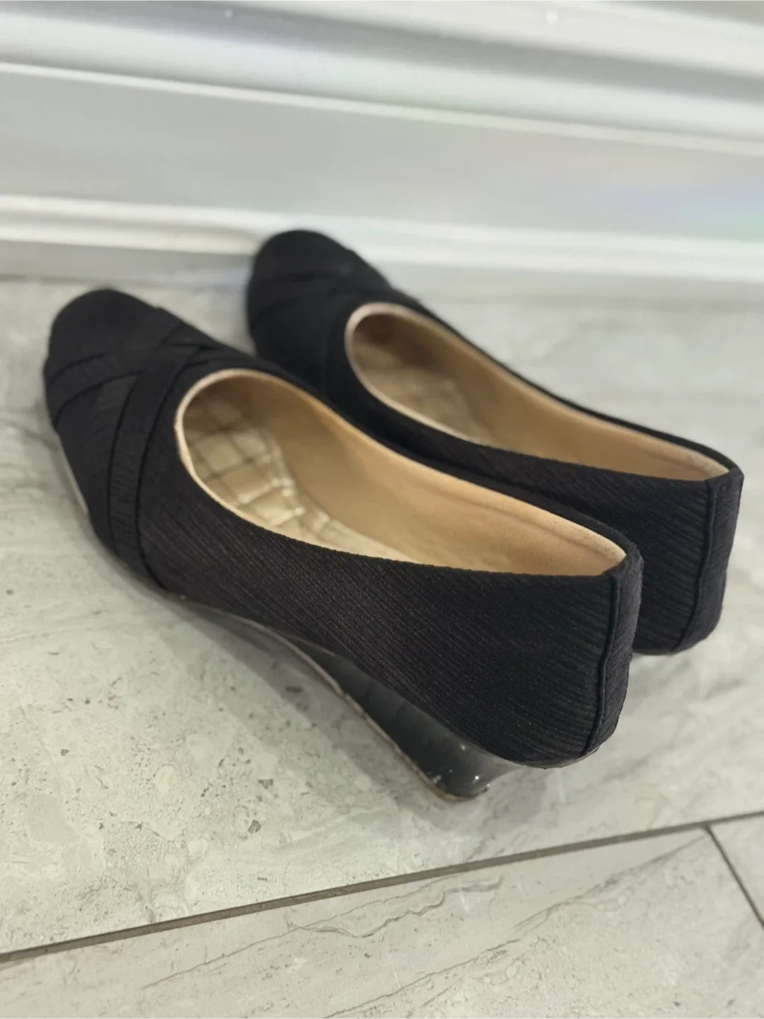 Paris Queen Black Flats thumbnail