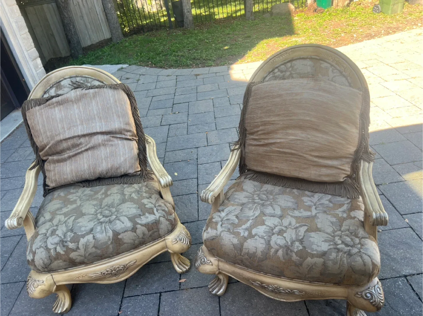 Ornate Floral Accent Chairs - Set of 2 image indicator(3)