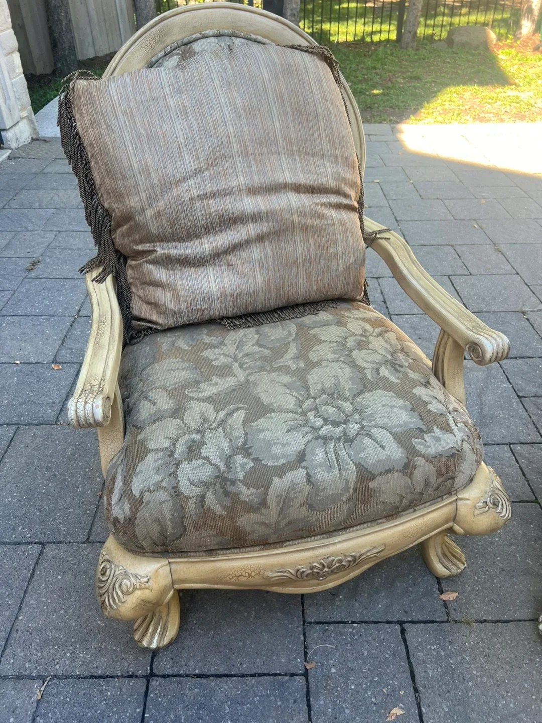 Ornate Floral Accent Chairs - Set of 2 image indicator(2)