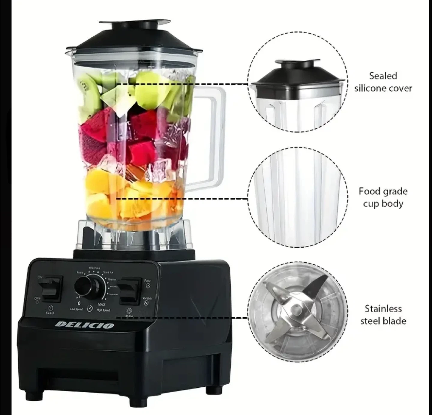 Delicio Multifunctional Blender - 2L Capacity - photo 2