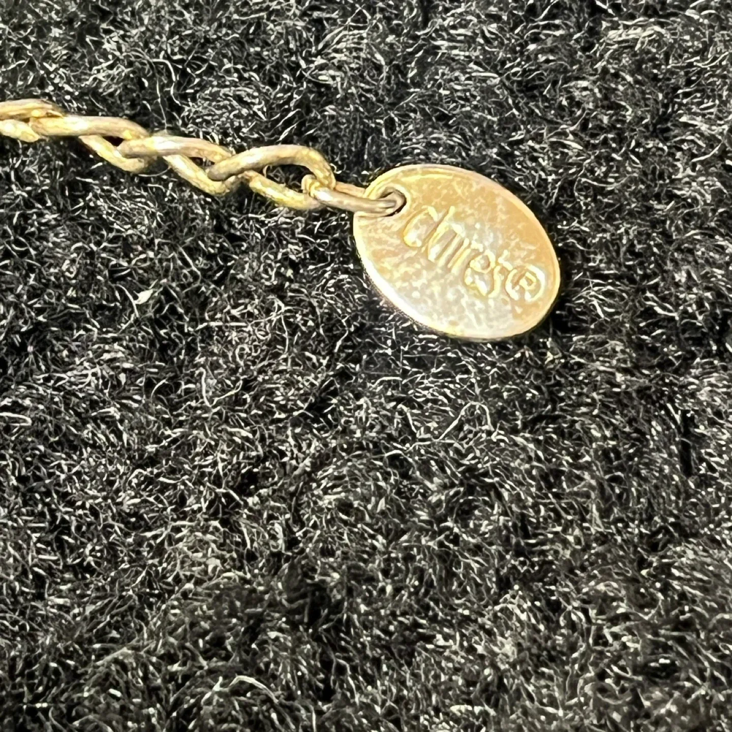 Gold Tone Necklace and Earrings Set image indicator(7)