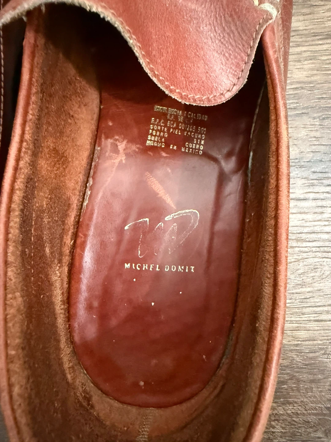 Michel Domix Leather Loafers - Size 8.5