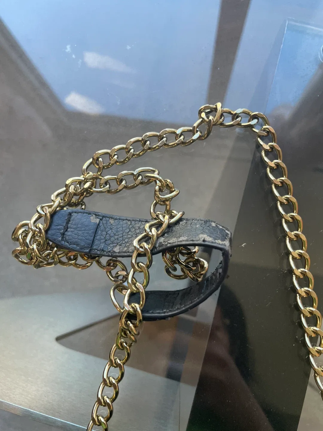 FREE Fuzzy Black Purse with Gold Chain image indicator(2)