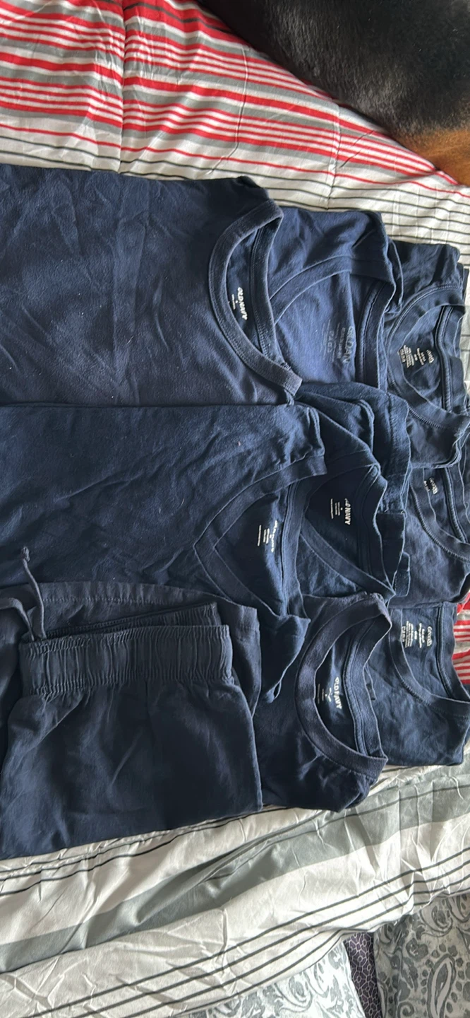 Old Navy Navy Blue T-Shirts & Shorts Set
