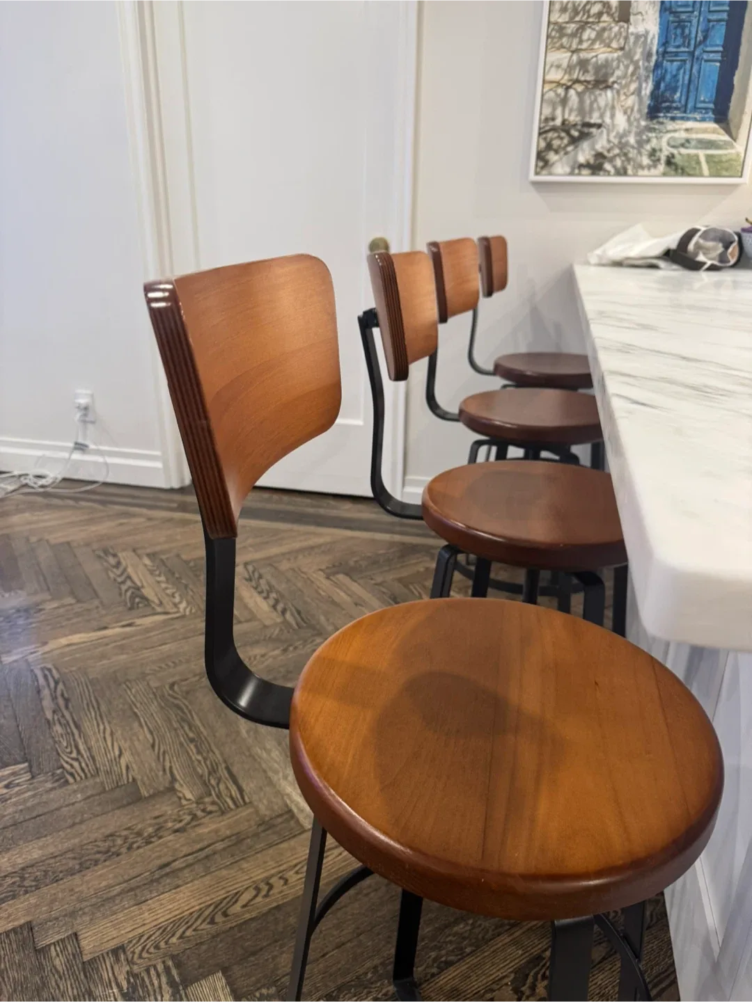 West Elm Swivel Counter Stools - set of 4 image indicator(2)