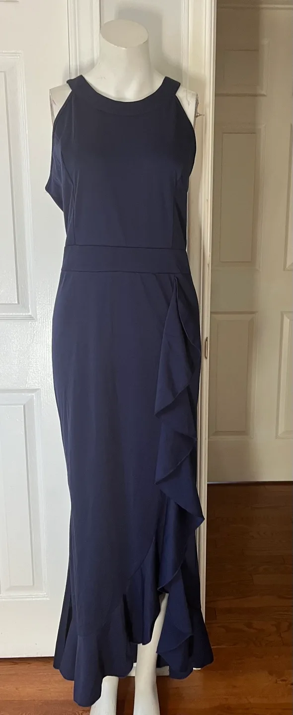 Keluunmi Navy Blue Dress - Size US 16 image indicator(4)