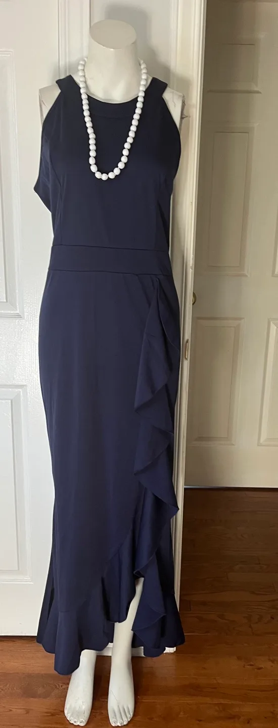 Keluunmi Navy Blue Dress - Size US 16 image indicator(7)