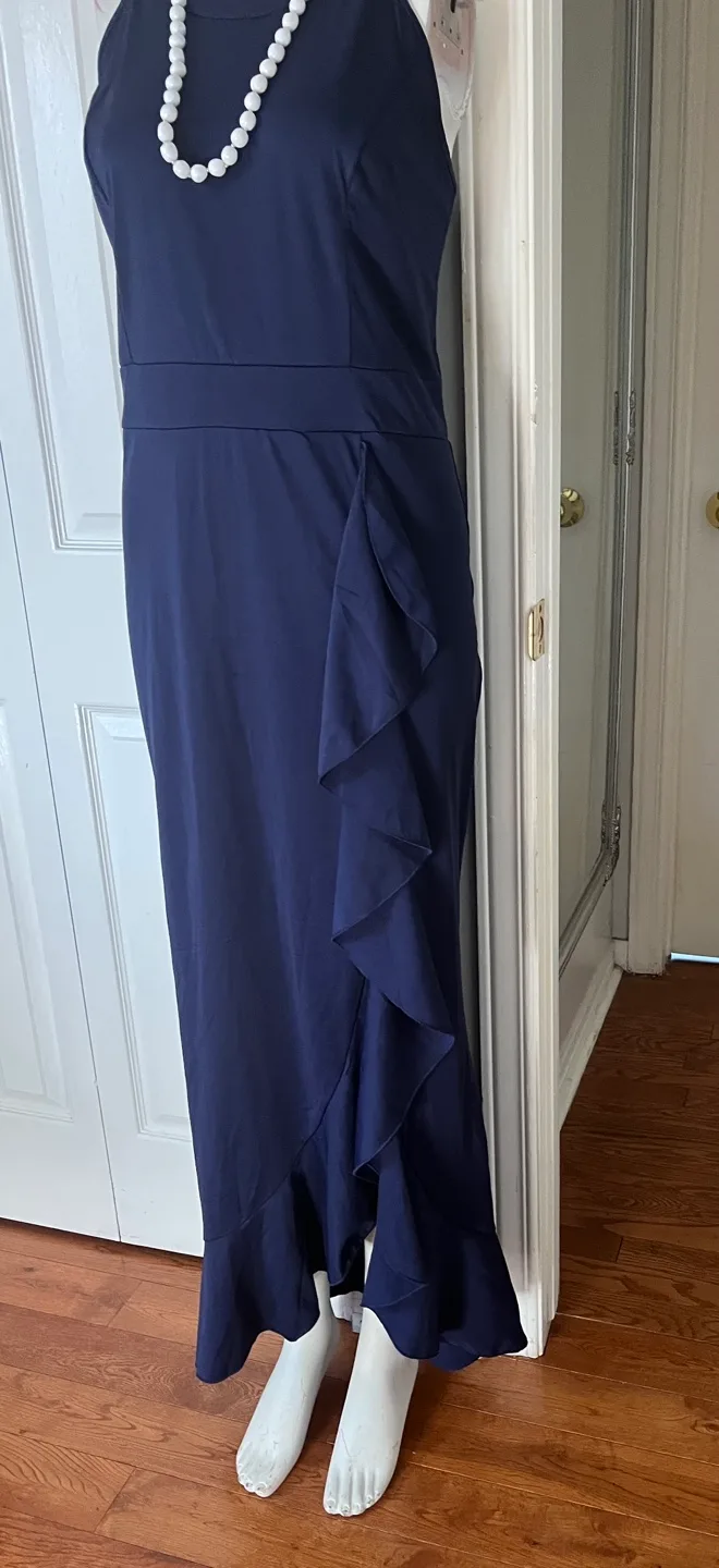 Keluunmi Navy Blue Dress - Size US 16 image indicator(6)