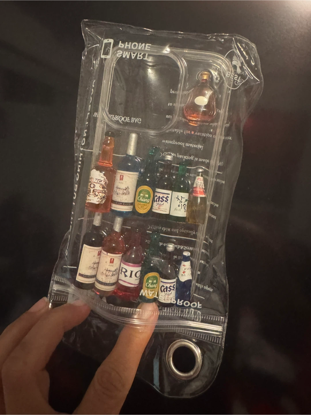 iPhone Case with Miniature Liquor Bottles - photo 4
