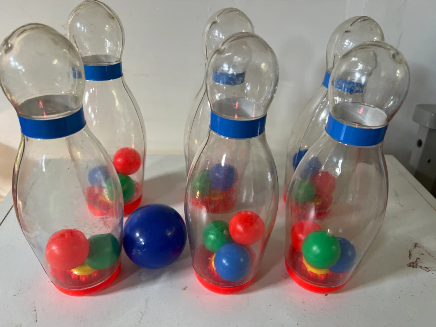 Vintage Bowling Set Toy