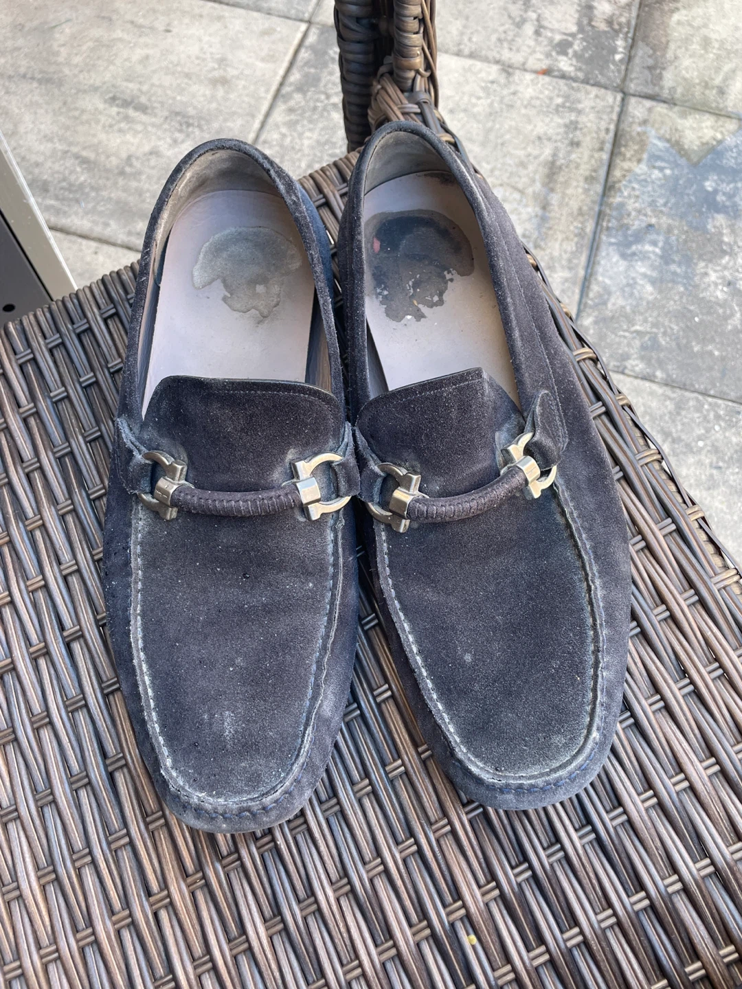 Salvatore Ferragamo Suede Loafers