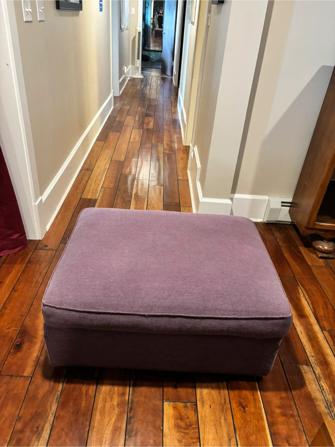 IKEA Purple Storage Ottoman - photo 2